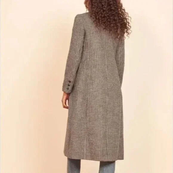 Reformation Houndstooth York Coat - Picture 3 of 6